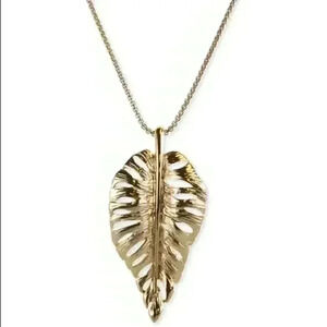 Charter Club new Gold Leaf Necklace